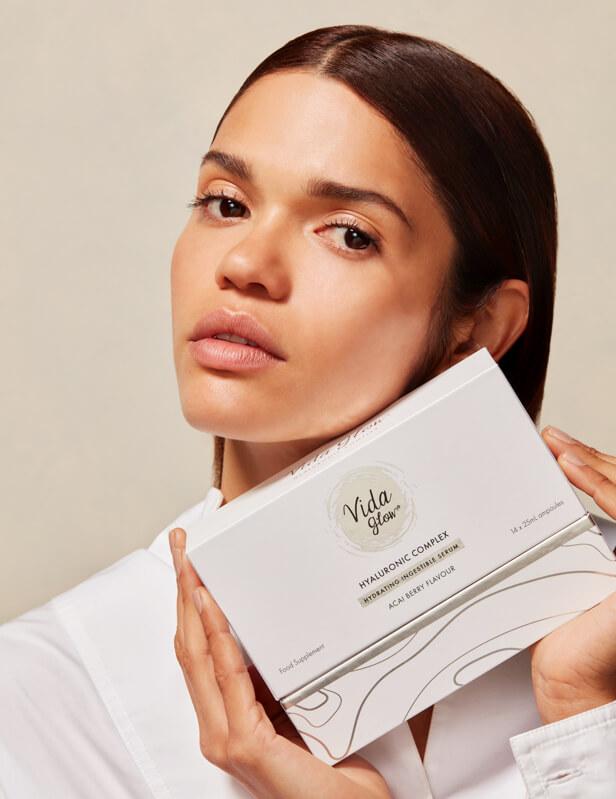 Hydrate Skin With Our New Ingestible Hyaluronic Acid Serum